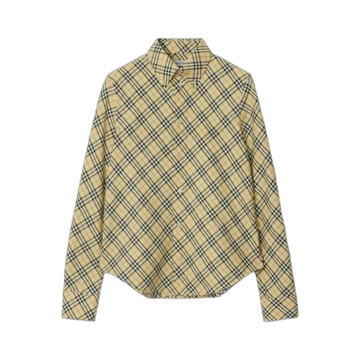 Burberry Long Sleeved Checked Buttoned Shirt