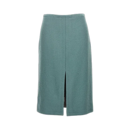 Dries Van Noten Shelda Front Slit Midi Skirt