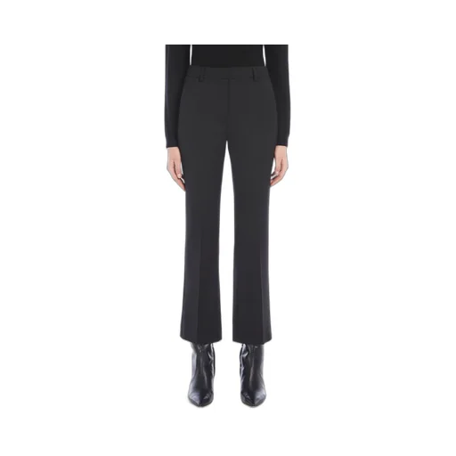 Straight Wool Trousers