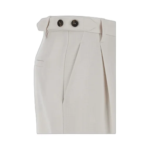 Brunello Cucinelli High-Waist Pleated Trousers