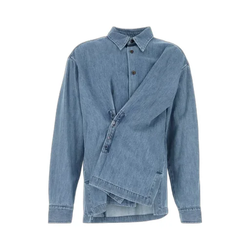 Dries Van Noten Asymmetric Denim Shirt