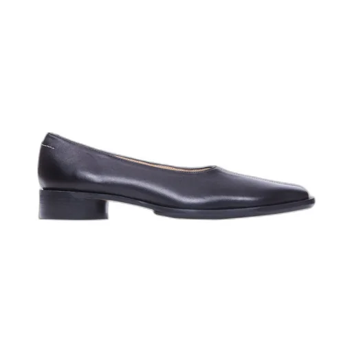 Mm6 Maison Margiela Square Toe Slip-On Ballerinas
