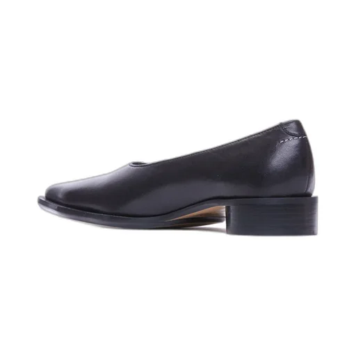 Mm6 Maison Margiela Square Toe Slip-On Ballerinas