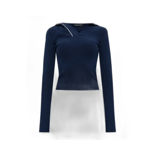 Y/Project Long-Sleeved Ribbed Knit Top