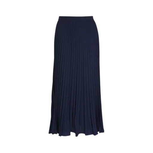 Elastic Waist Pleated Skirt