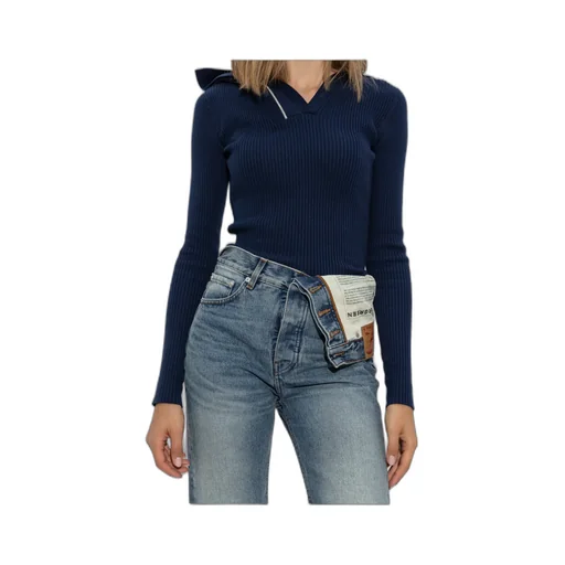 Y/Project Long-Sleeved Ribbed Knit Top