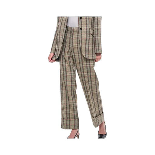 Check Casual Pants