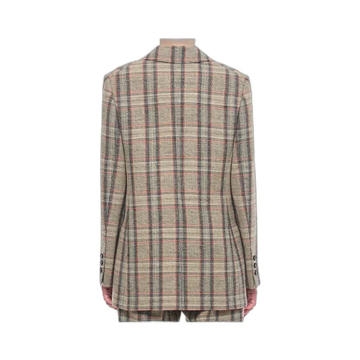 Checked Suit Coat
