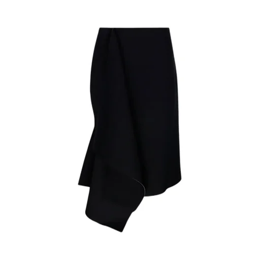 Dries Van Noten Hurve Asymmetric Midi Skirt