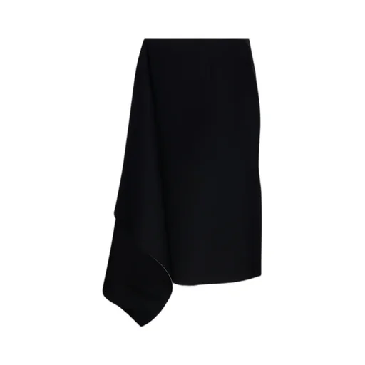 Dries Van Noten Hurve Asymmetric Midi Skirt