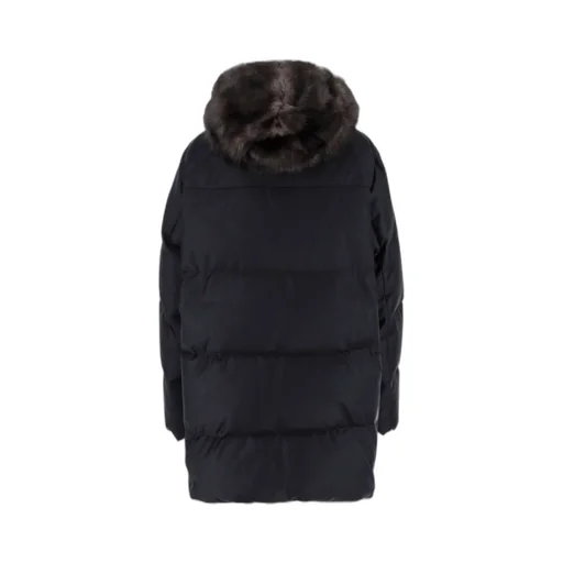 Yves Salomon Hooded Puffer Coat