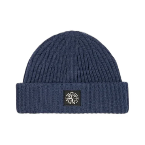 Stone Island Compass Patch Knitted Beanie