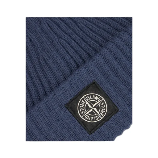 Stone Island Compass Patch Knitted Beanie