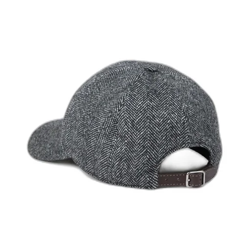 Brunello Cucinelli Brushed Chevron Baseball Cap