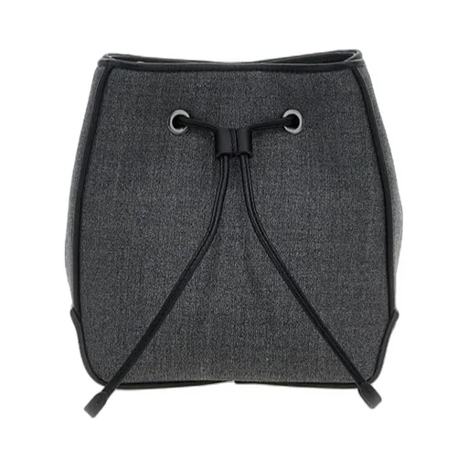 Brunello Cucinelli Monile Drawstring Bucket Bag
