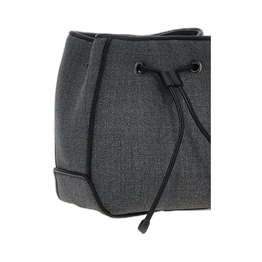 Brunello Cucinelli Monile Drawstring Bucket Bag