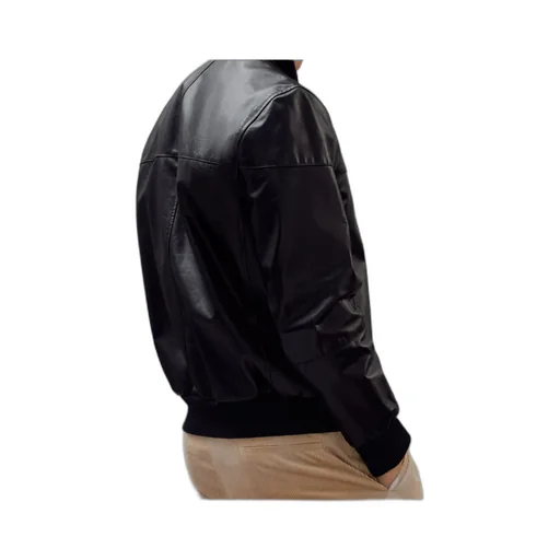 Leather Bomber Jacket