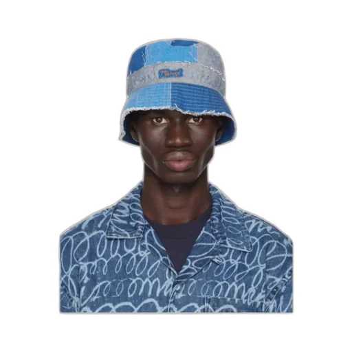 Patchwork Denim Bucket Hat