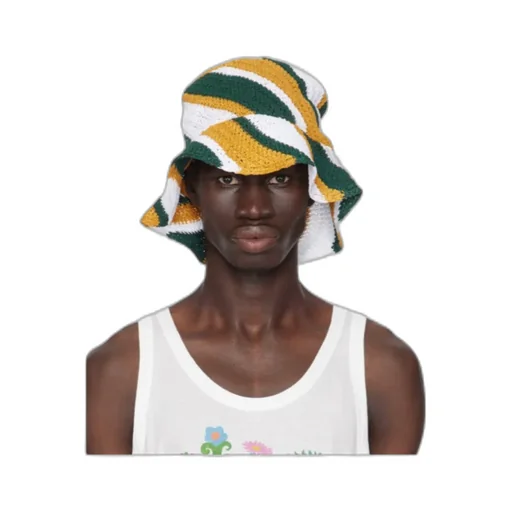 Geometric Crochet Bucket Hat