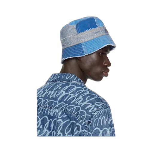 Patchwork Denim Bucket Hat
