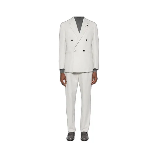 Logo-Brooch Suit