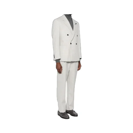 Logo-Brooch Suit