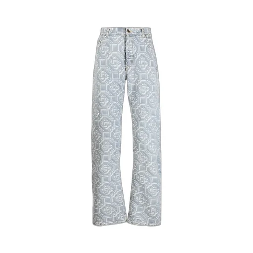 Casablanca Bleached Monogram Jeans