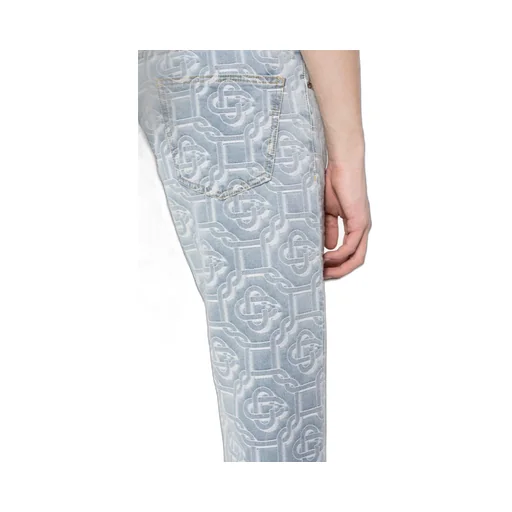 Casablanca Bleached Monogram Jeans