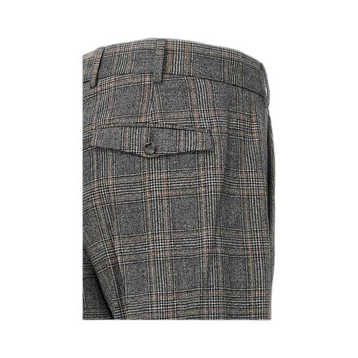 Checked Casual Pants