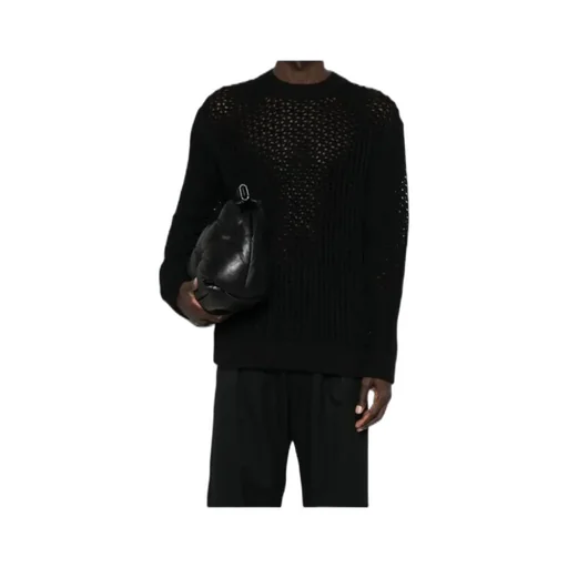 Junya Watanabe Man Open-Knit Crewneck Jumper