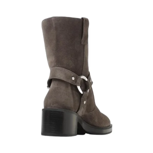 Round-Head Short Boots