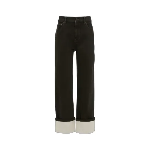 Jw Anderson Contrast Turn-Up Denim Jeans