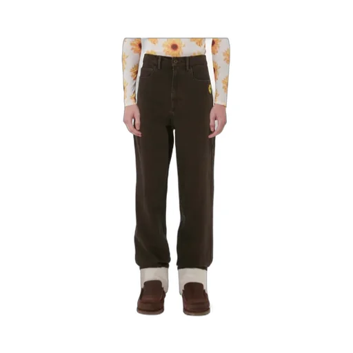 Jw Anderson Contrast Turn-Up Denim Jeans