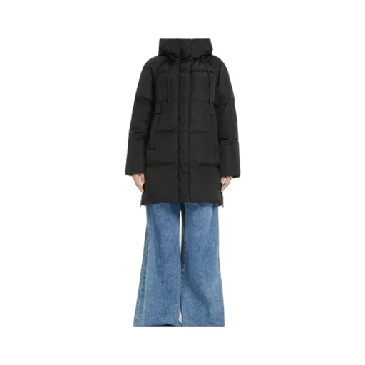 Weekend Max Mara High Neck Drawstring Coat
