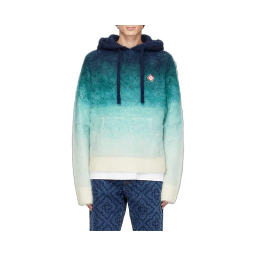 Casablanca Gradient Effect Drawstring Hoodie