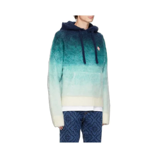 Casablanca Gradient Effect Drawstring Hoodie