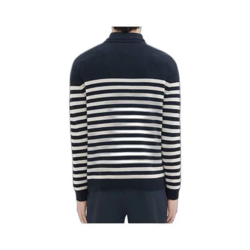 Theory Striped Crewneck Knit Sweater