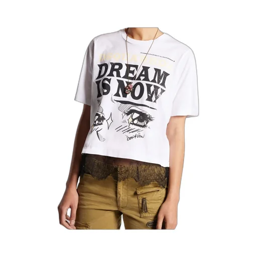 Dsquared2 Graphic Printed Crewneck T-Shirt