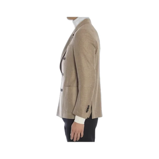 Lardini Prince Of Wales Checked Tailored Blazer