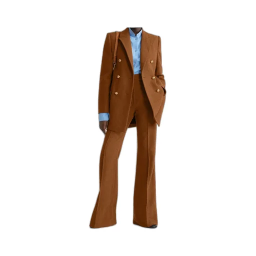 Patou Collared Button-Up Coat