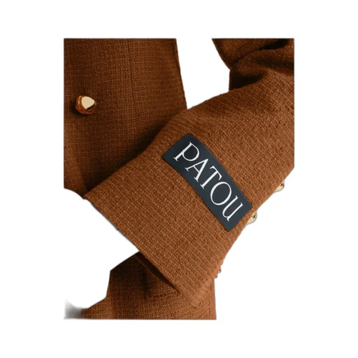 Patou Collared Button-Up Coat