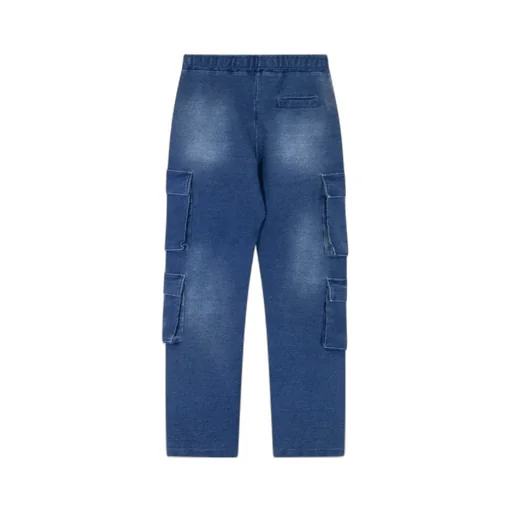 Barrow Logo Printed Cargo Jeans