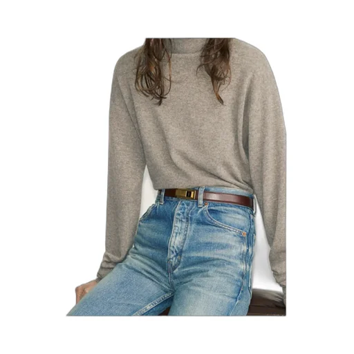 Saint Laurent Turtleneck Loose-Fit Jumper