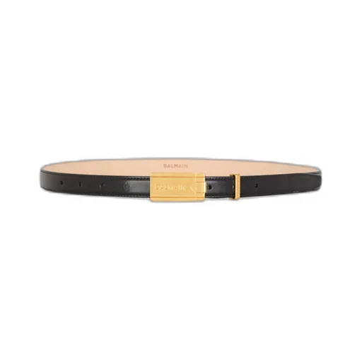 Balmain Classic Logo Plaque Belt