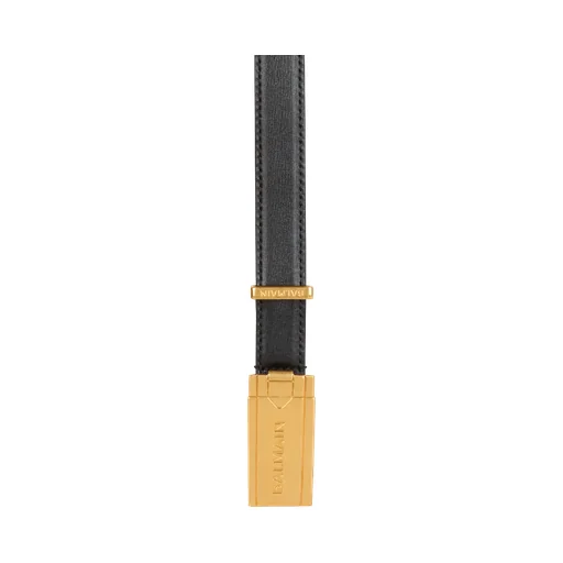 Balmain Classic Logo Plaque Belt