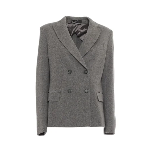 Weekend Max Mara Double-Breasted Checked Jacket