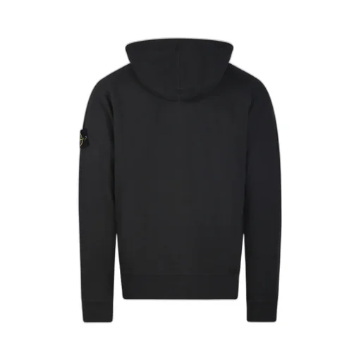 Stone Island Logo Patch Zip-Up Hoodie