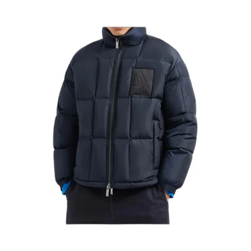 Padded Logo-Patch Jacket