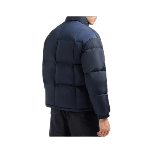Padded Logo-Patch Jacket