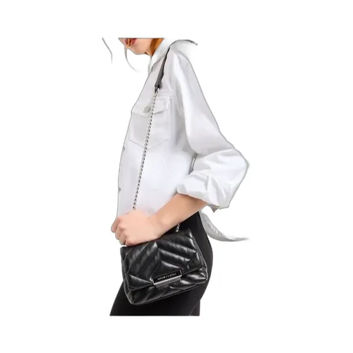 Chevron-Quilted Mini Bag